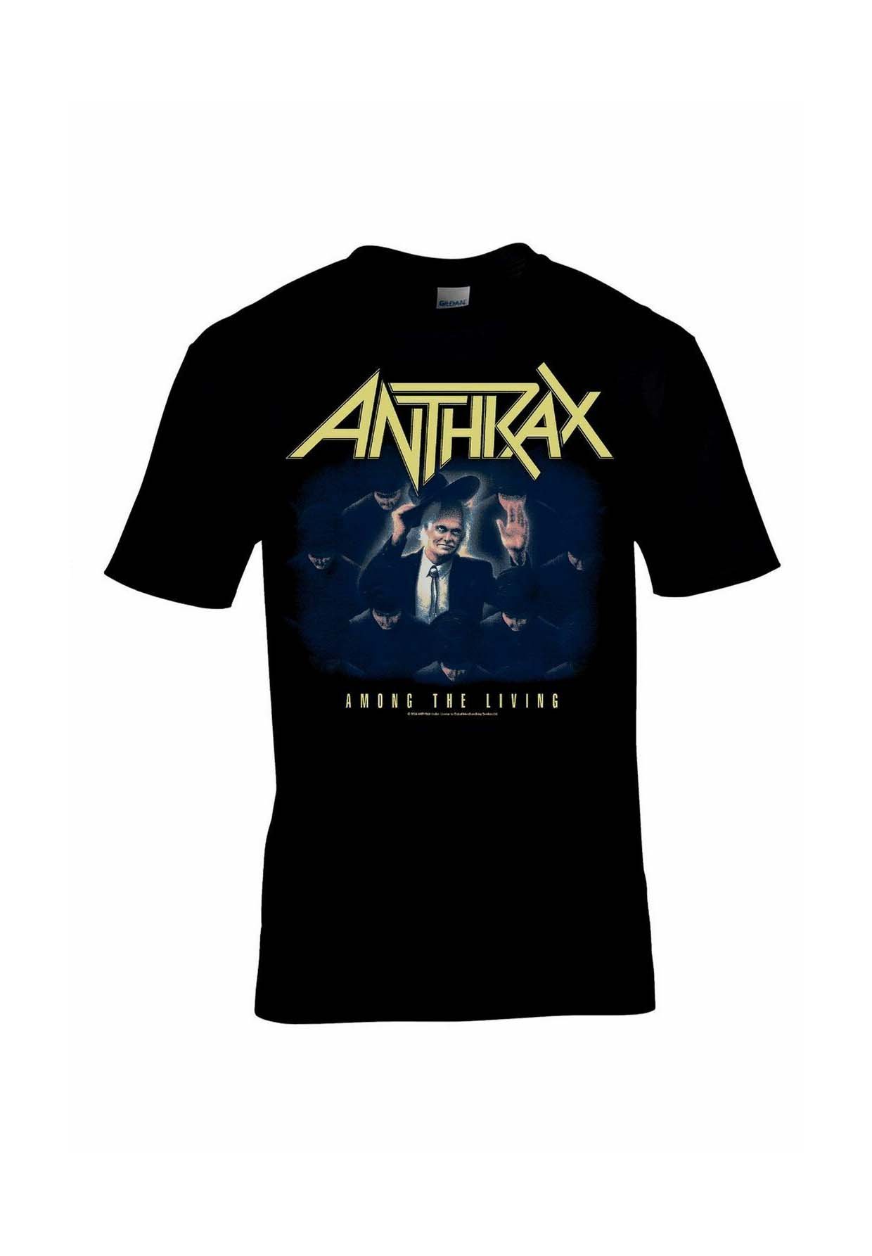 rockshirts ANTHRAX AMONG THE LIVING - Print T-shirt - black - Zalando