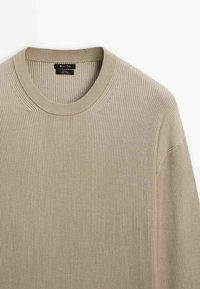 Massimo Dutti Maglione - mottled beige