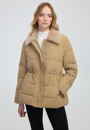 QUILTED PUFFER  - Veste d'hiver - natural