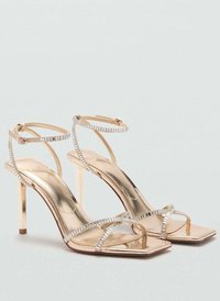Mango Sandales - gold-coloured
