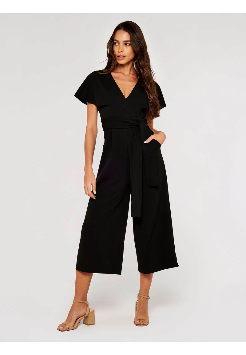 Apricot CAPE CULOTTE Jumpsuit black/schwarz Zalando.de