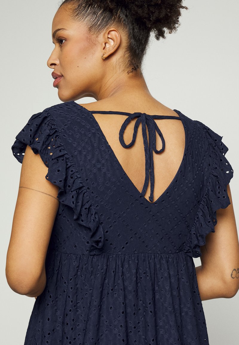 Damen Freizeitkleider | Vero Moda Maternity VMMTASSA FRILL SHORT DRESS Jerseykleid navy blazer/dunkelblau - HP83898 Damen Freizeitkleider | Vero Moda Maternity VMMTASSA FRILL SHORT DRESS Jerseykleid navy blazer/dunkelblau - HP83898