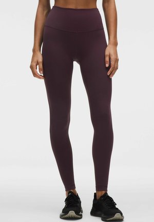 WUNDER TRAIN HR TIGHT 28 - Tights - black plum