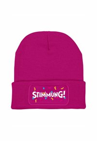 MoonWorks MIT SPRUCH STIMMUNG KARNEVAL FASCHING  - Beanie - pink