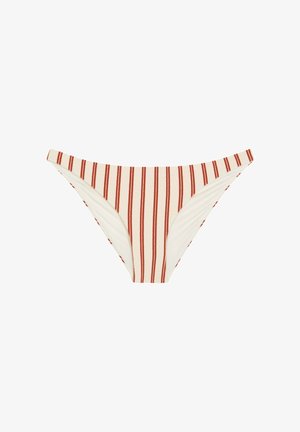 Robin Collection, MANDORLA CLASSIC BIKINI BOTTOM - Braguita de bikini - white/brown