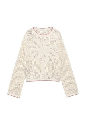 Mango Kids MIT MUSTER - Maglione - ecru