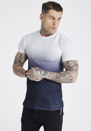 MESSI X SIKSILK TOWELLING TEE - T-shirt con stampa - black/white
