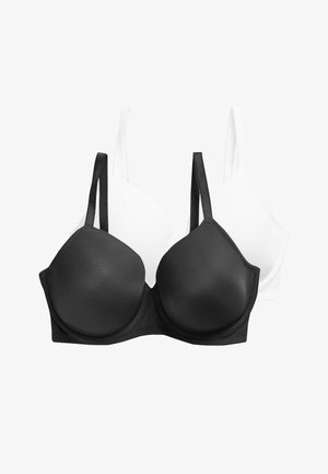 2 PACK - T-shirt bra - black