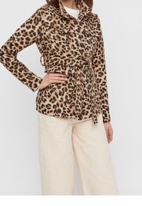 Pieces Fleecejacka - black