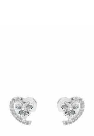HEARTS - Pendientes - silver-coloured