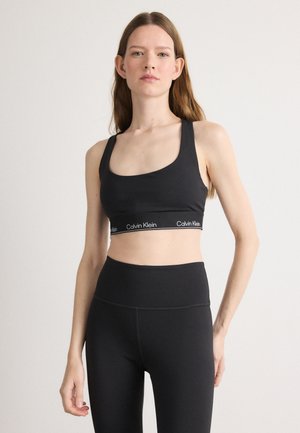 MODERN SUPPORT BRA - Reggiseno sportivo con sostegno medio - black