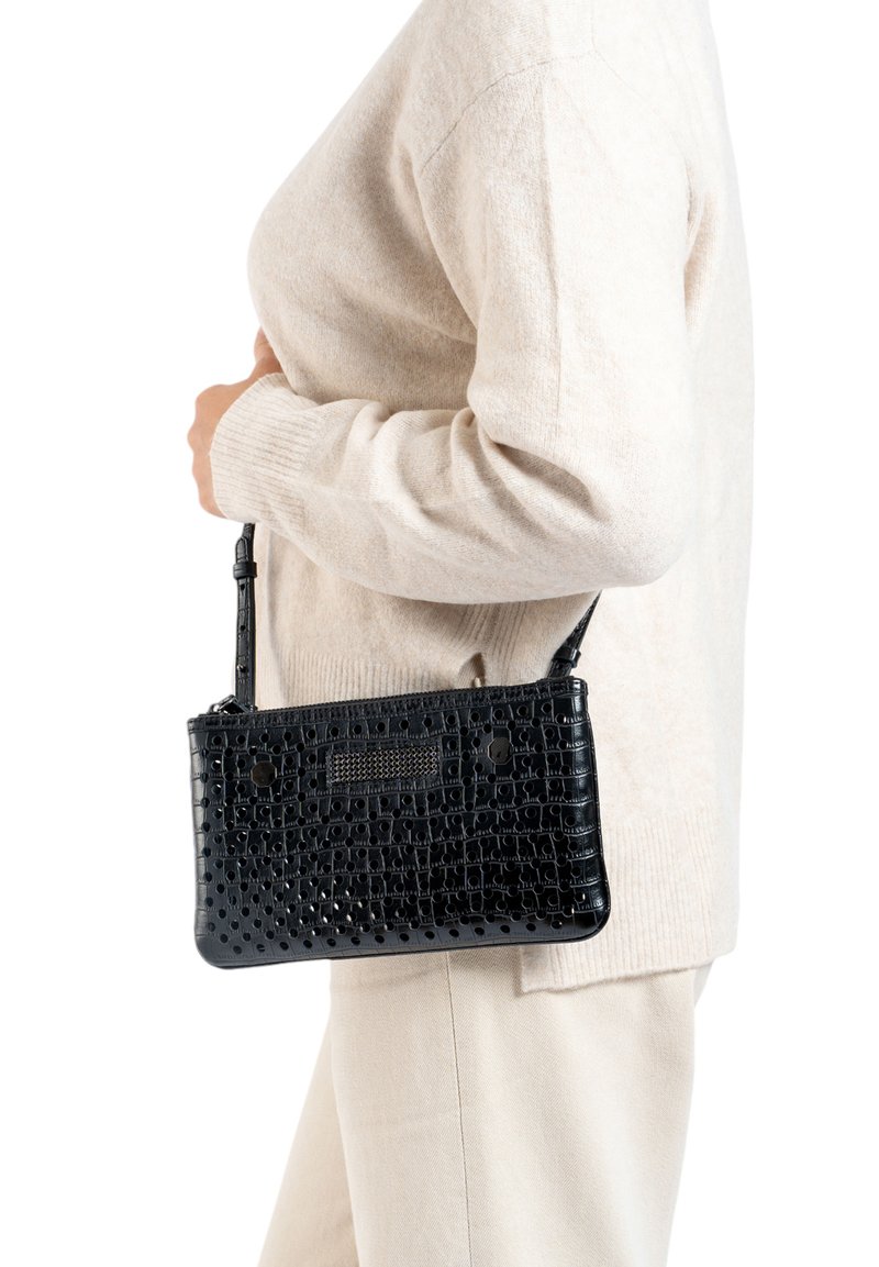 CLIO GOLDBRENNER Schoudertas - black navy