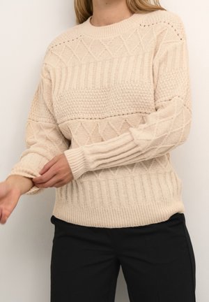 Strickpullover - sand