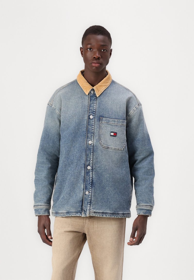 Tommy Jeans - COACH JACKET COLLAR - Jeansjacke - denim medium, Vergrößern