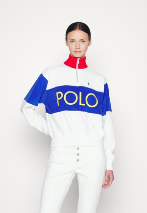ZIP LONG SLEEVE - Sweatshirt - white multi