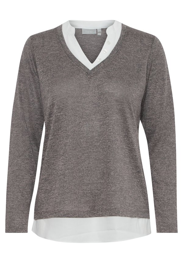 FRRREXAN - Jumper - charcoal melange2