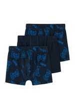 NMMTIGHTS 3P Dark Sapphire Gamer Noos, Boxer a Pantaloncino