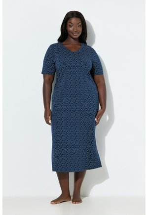 CIRCLE PRINT SHORT SLEEVE - Nattrøjer / negligé - midnight blue
