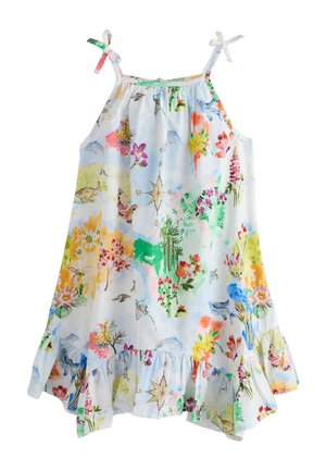 Next, REGULAR FIT - STRAPPY SUMMER DRESS . - Hverdagskjole - map print