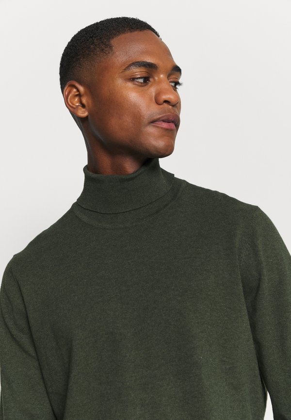 Jumper - mottled olive2