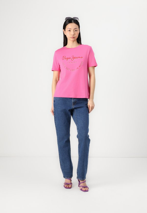 RUMER - Print T-shirt - fuchsia2