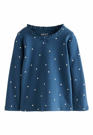 REGULAR FIT - Long sleeved top - navy spot