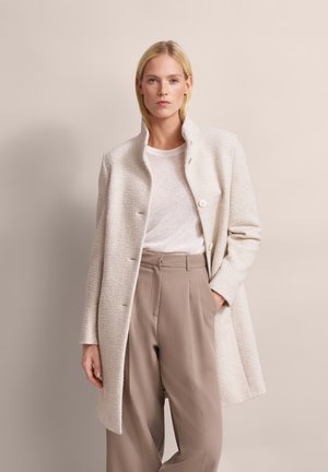 bugatti STRUCTURE - Classic coat - ecru