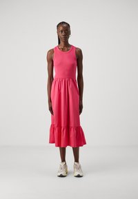 Gap Tall MIDI DRESS - Dnevna obleka - pink hibiscus