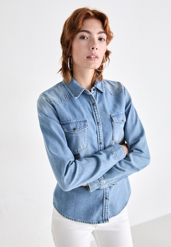 LUCINDA - Button-down blouse - jeana wash3