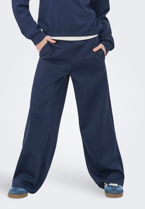 ONLY GIRLS HOSE MIT WEITEM BEINSCHNITT KOGADA-NELLA WEITER BEINSCHNITT HOSE MIT WEITEM BEINSCHNITT - Træningsbukser - navy blazer