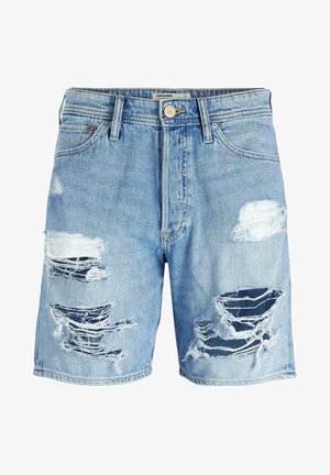 Jack & Jones CHRIS ORIGINAL - Shorts vaqueros - blau
