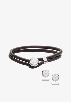 Emporio Armani SET - Manschettenknopf - silver-coloured