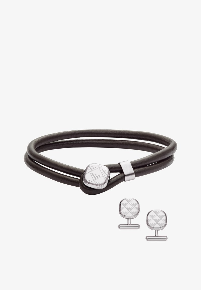 Emporio Armani SET - Gemelli - silver-coloured