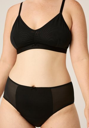 MODERATE-HEAVY FLOW PERIOD PANTY - Period underwear - noir black