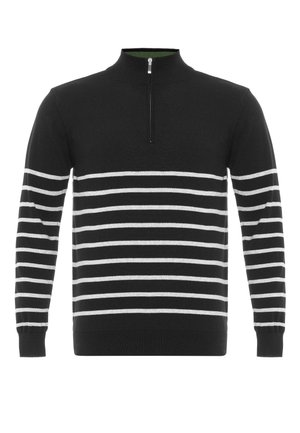 Strickpullover - black