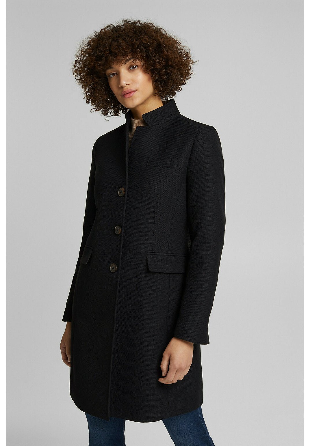 Esprit Mantel - black/zwart - Zalando.nl