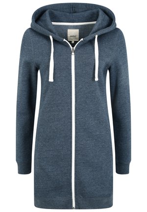 OXOLINDA - Kapuzensweatjacke - Zip-up sweatshirt - ins blue m