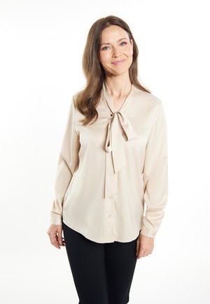 LANGARM NOWLES - Hemdbluse - beige