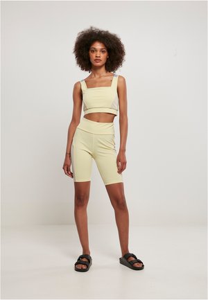 URBAN CLASSICS - Shorts - yellow softseagrass