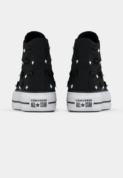 Converse CHUCK TAYLOR ALL STAR LIFT - Zapatillas altas - black/silver-coloured/white — photo 4