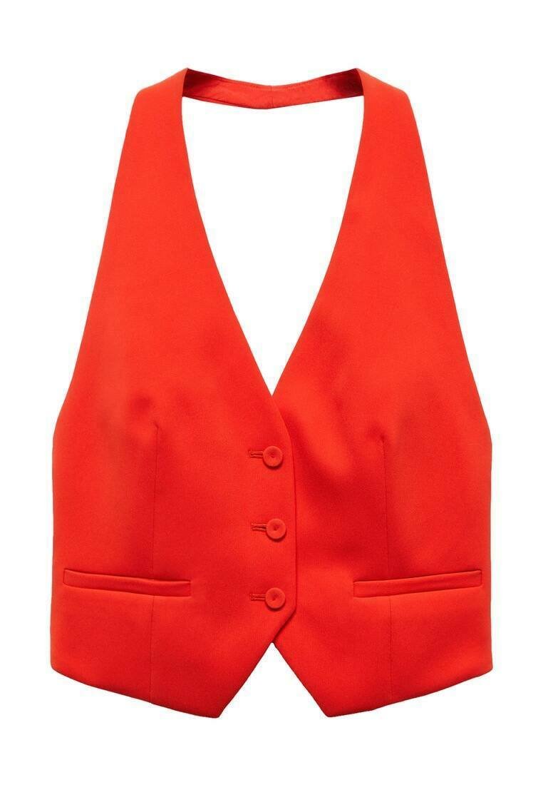 Mango Bodywarmer koraalrood