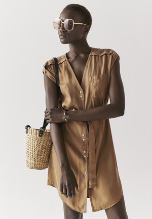 Shirt dress - beige