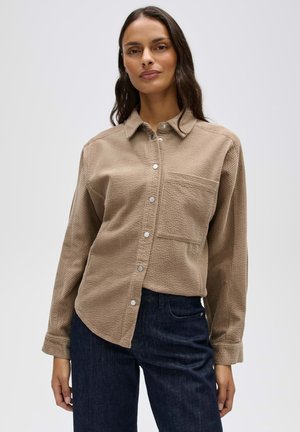 OPUS, RELAXED FIT BATWING SLEEVES - Hemdbluse - light mocca