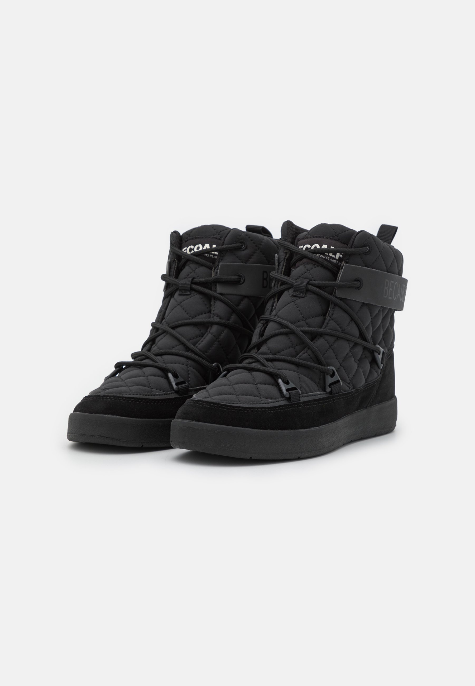 Ecoalf SNOALF WOMAN - Botines con cordones - black/negro - Zalando.es