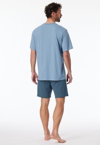 Schiesser V-AUSSCHNITT - COMFORT ESSENTIALS SET - Nachtwäsche Set - blau