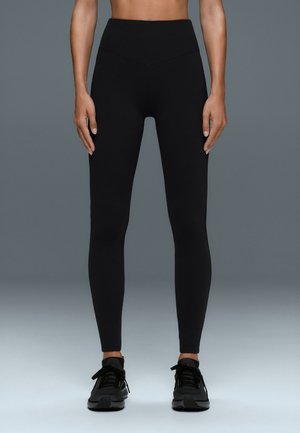 OYSHO, COMFORTLUX HIGH-RISE ANKLE-LENGTH - Leggings - black