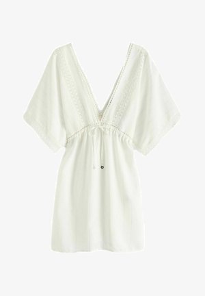 Next TRIM COVER-UP KAFTAN - Denní šaty - white
