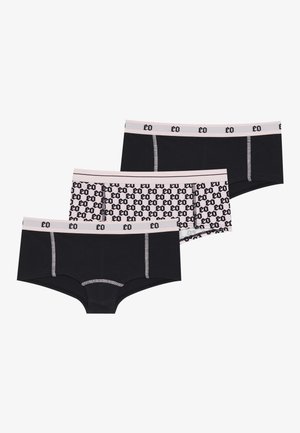 Even&Odd by Zalando 3 PACK - Pants - pink/black