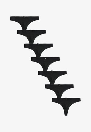 Next, 7 PACK - Tanga - black