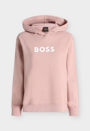 BOSS, EDELIGHT - Суитшърт с качулка - open pink
